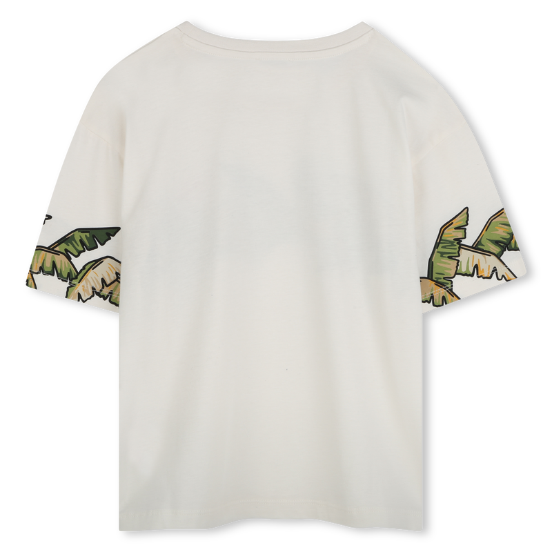 Short-sleeved cotton T-shirt KENZO KIDS 
                        GIRL