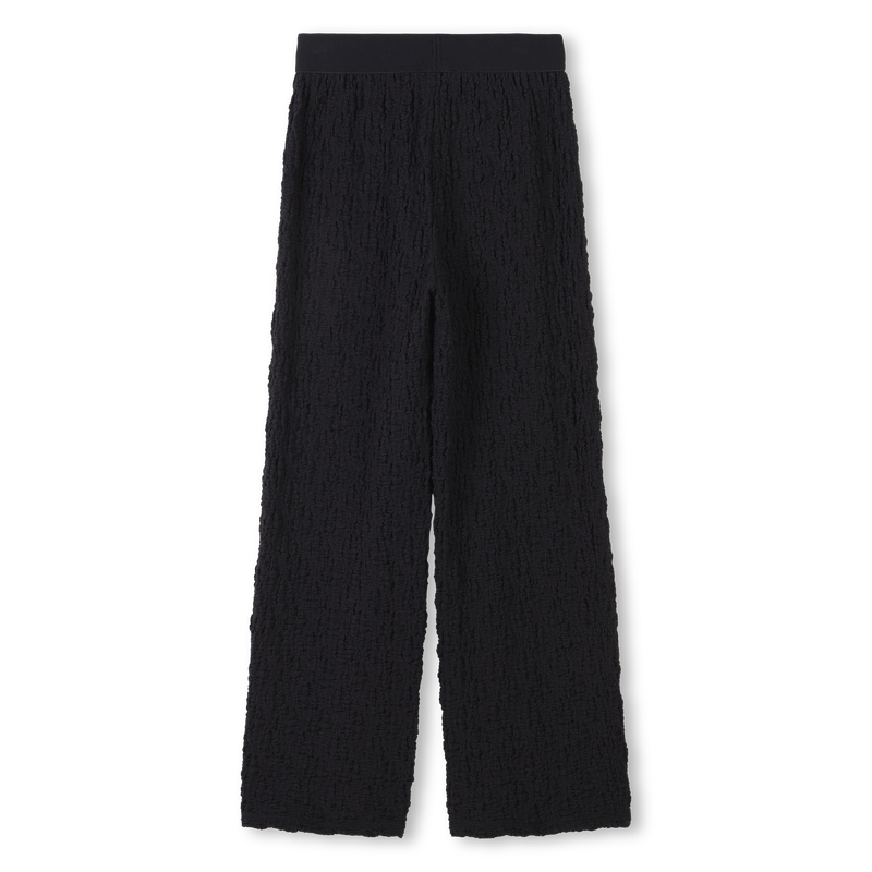 Wide embossed-look trousers DKNY 
                        GIRL