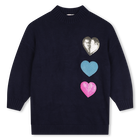 Sequin Heart Sweater Dress BILLIEBLUSH 
                    GIRL