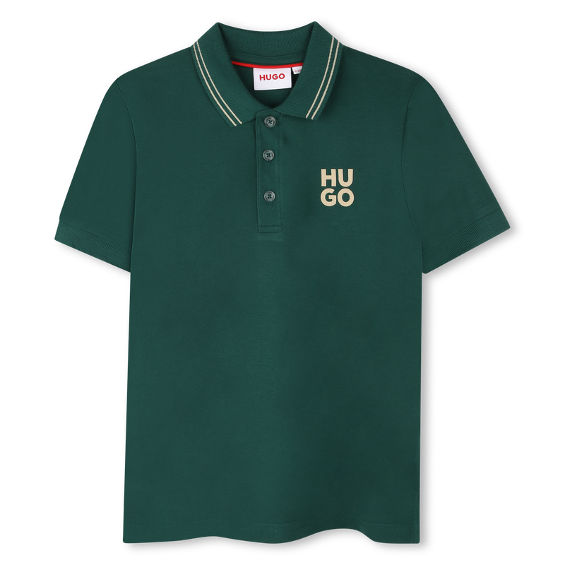 Short-Sleeved Polo Shirt HUGO 
                    BOY