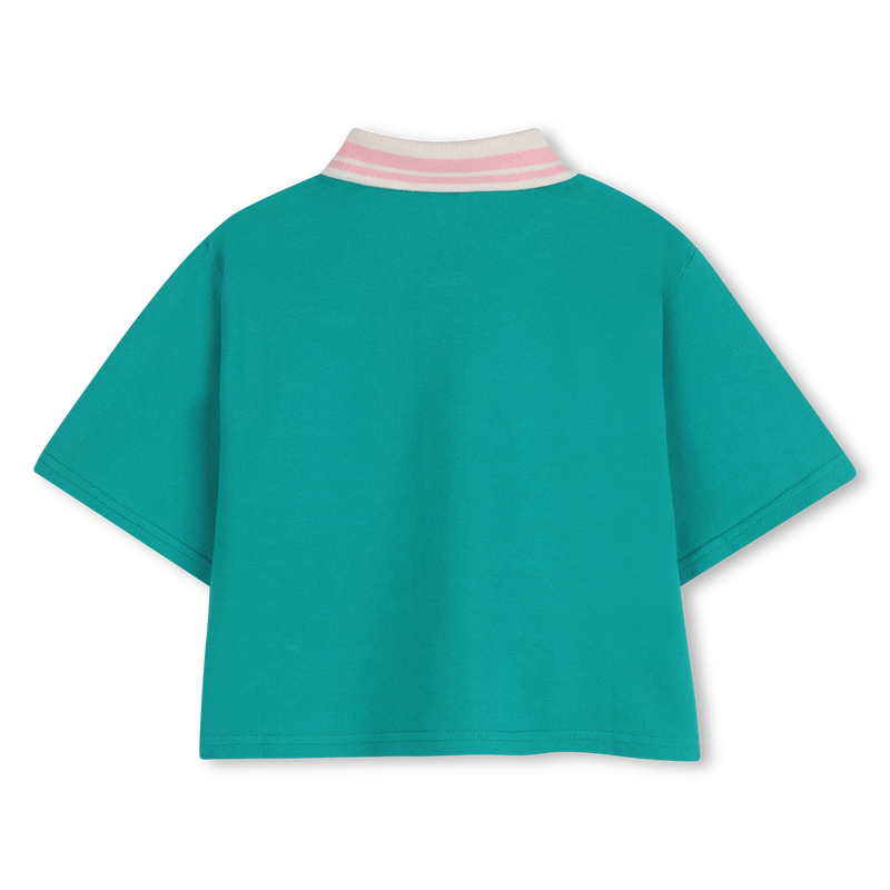 Short-Sleeved Polo Shirt KIDS AROUND 
                        GIRL