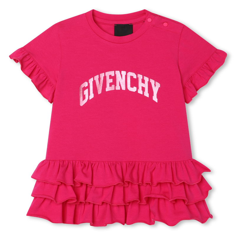 Short dress with ruffles GIVENCHY 
                    GIRL