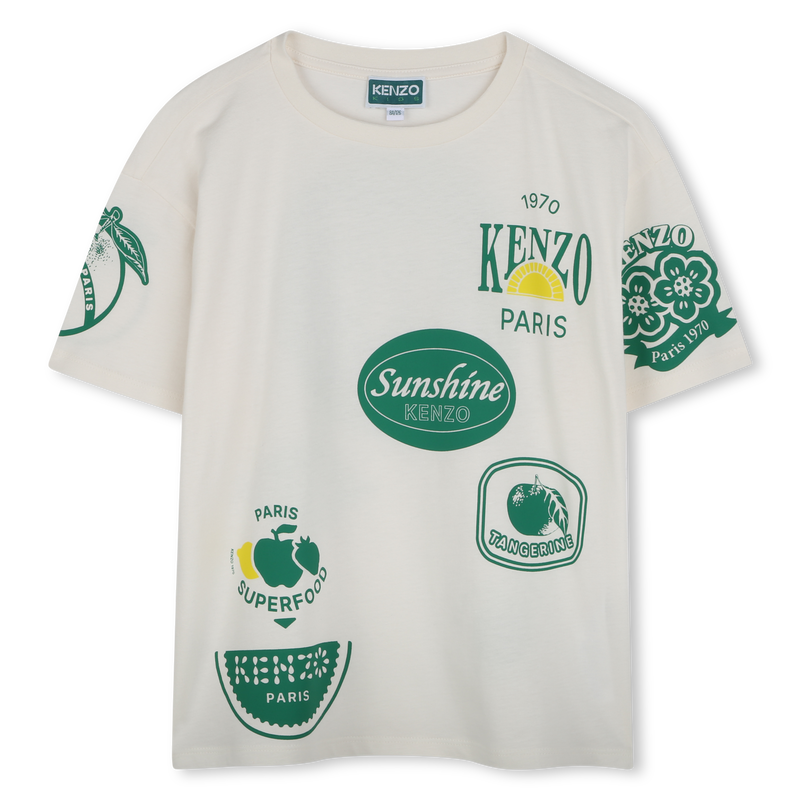 Round-neck cotton T-shirt KENZO KIDS 
                        BOY