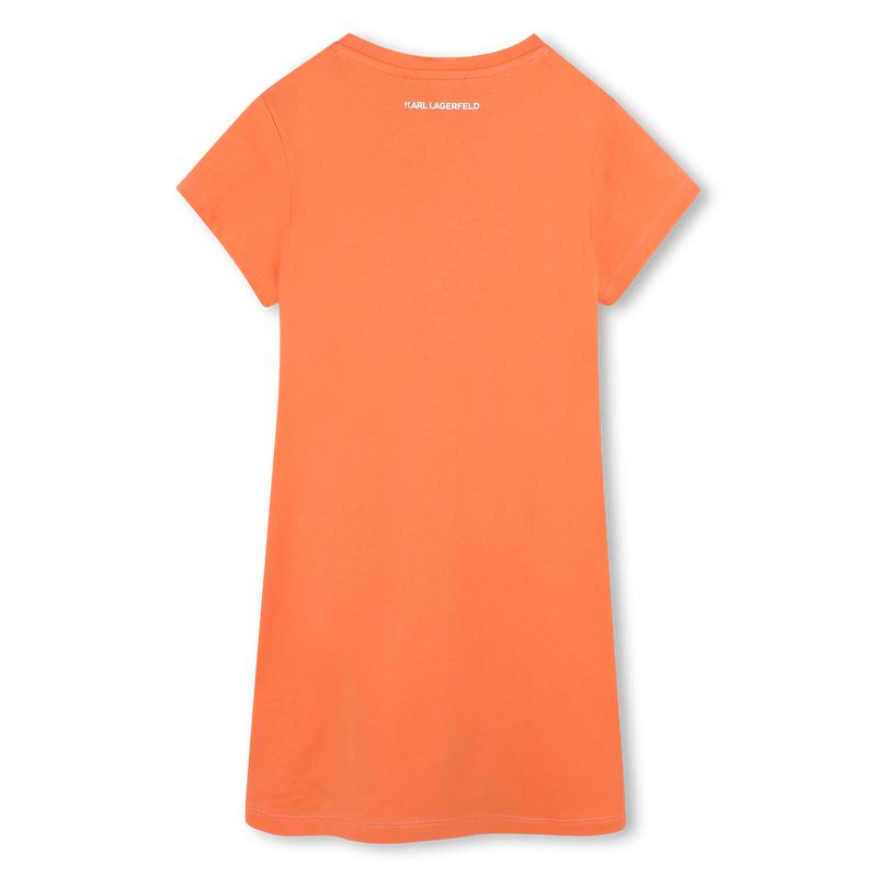 Embroidered dress KARL LAGERFELD KIDS 
                        GIRL