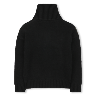 Sweater with stand-up zip collar HUGO BOY