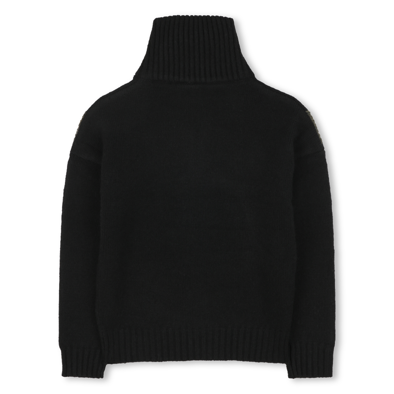 Sweater with stand-up zip collar HUGO 
                    BOY