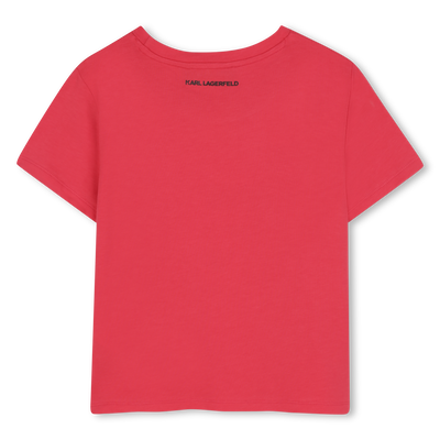 Short-sleeved T-shirt KARL LAGERFELD KIDS GIRL