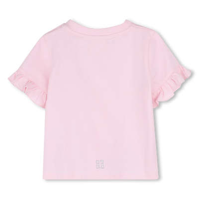 T-shirt with ruffles GIVENCHY GIRL