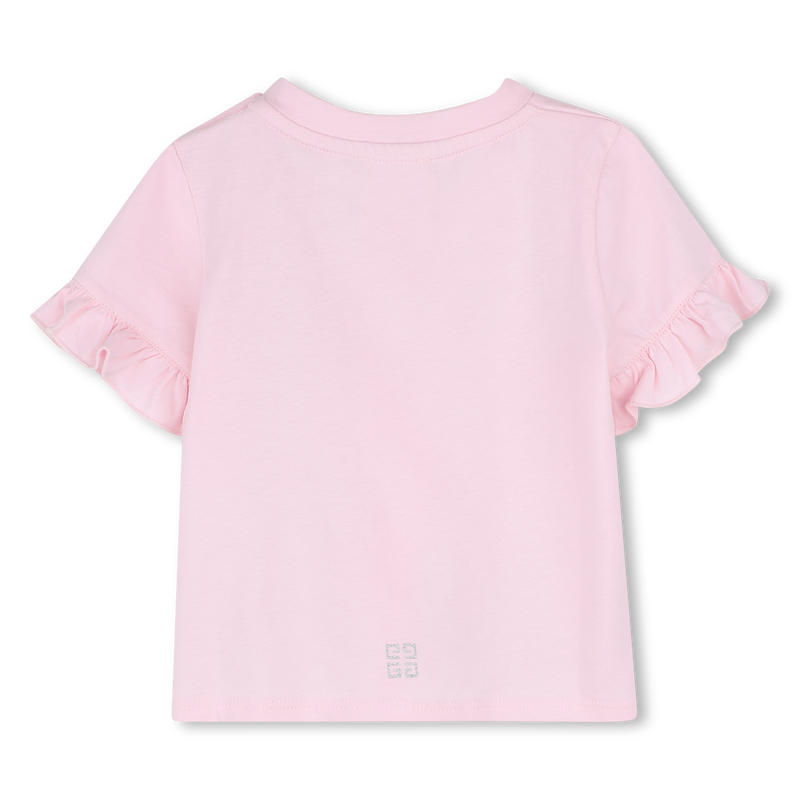 T-shirt with ruffles GIVENCHY 
                        GIRL
