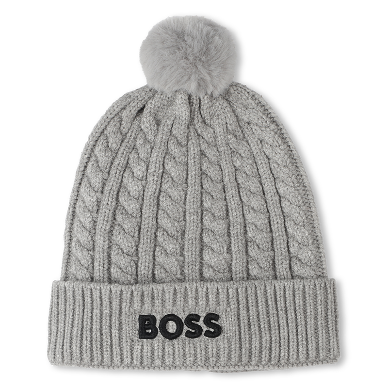 Cable knit beanie BOSS 
                        BOY