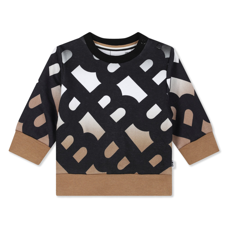 Tricolored Printed Sweatshirt BOSS 
                        BOY