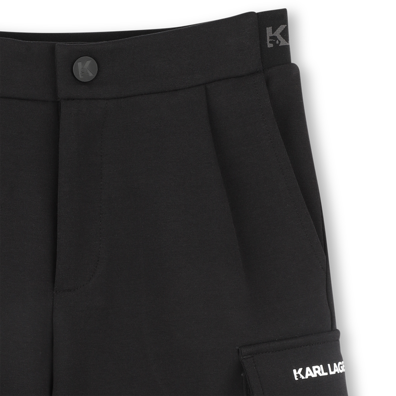 Bermuda shorts with pockets KARL LAGERFELD KIDS 
                        BOY