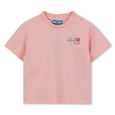 【KENZO】(W) Boke Crest Baby T-Shirt (Faded Pink) Pink KENZO Boke Flower Crest T-Shirt | SVD
