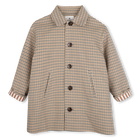 Long checkered coat KIDS AROUND 
                    GIRL