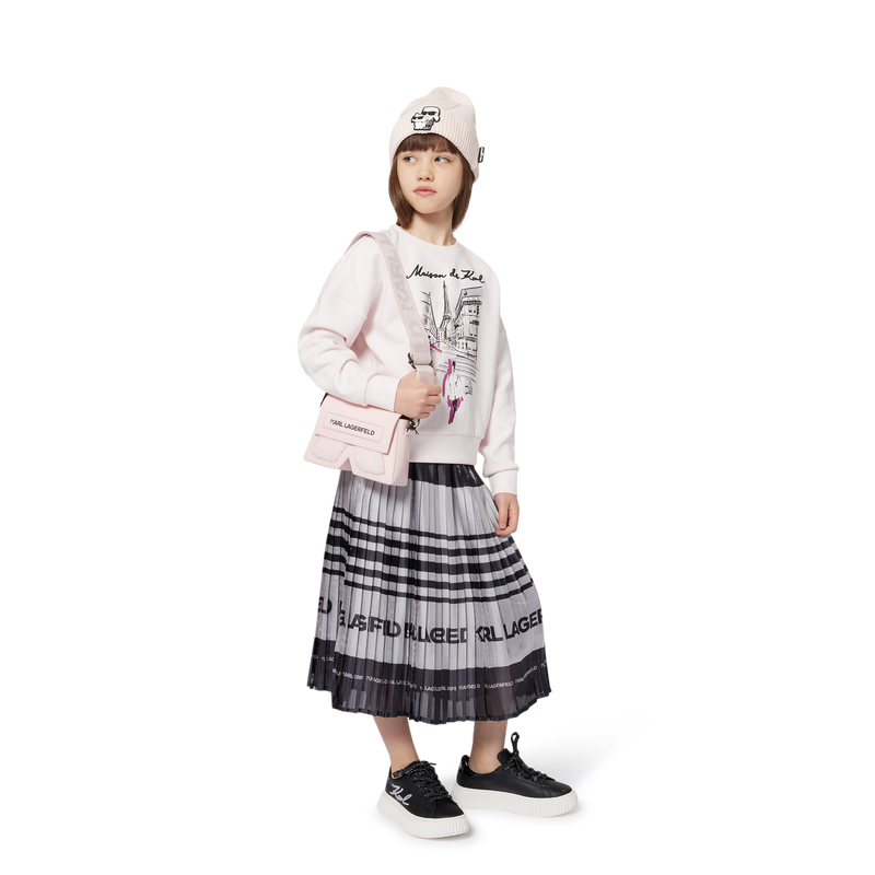 Long-sleeved sweatshirt KARL LAGERFELD KIDS 
                        GIRL