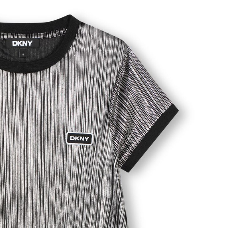 Short-Sleeved Pleated Dress DKNY 
                    GIRL