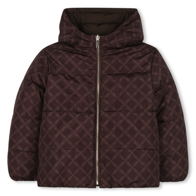 Reversible hooded puffer jacket MICHAEL KORS GIRL