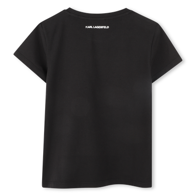 Short-sleeved T-shirt KARL LAGERFELD KIDS GIRL