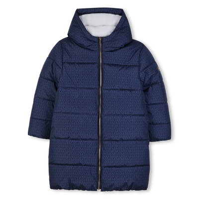 Hooded down jacket MICHAEL KORS GIRL