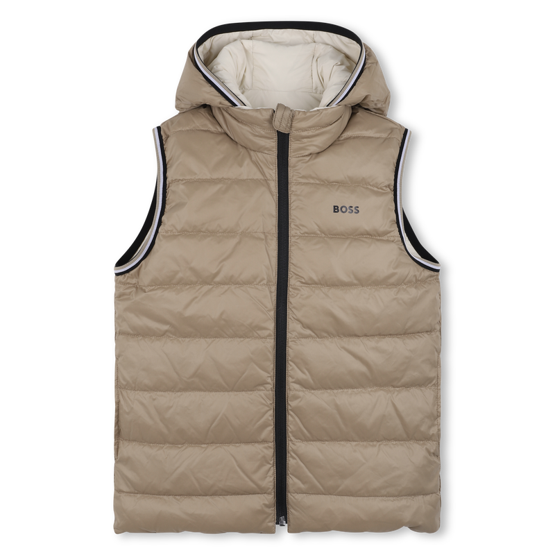 Flann-effect hooded puffer jacket BOSS 
                    BOY