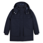 Hooded parka, NAVY, hi-res