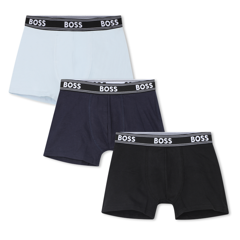 Pack of 3 jersey boxer briefs BOSS 
                    BOY
