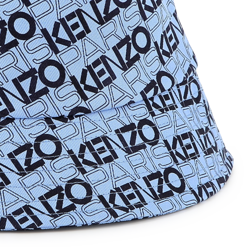 Printed cotton bucket hat KENZO KIDS 
                        UNISEX