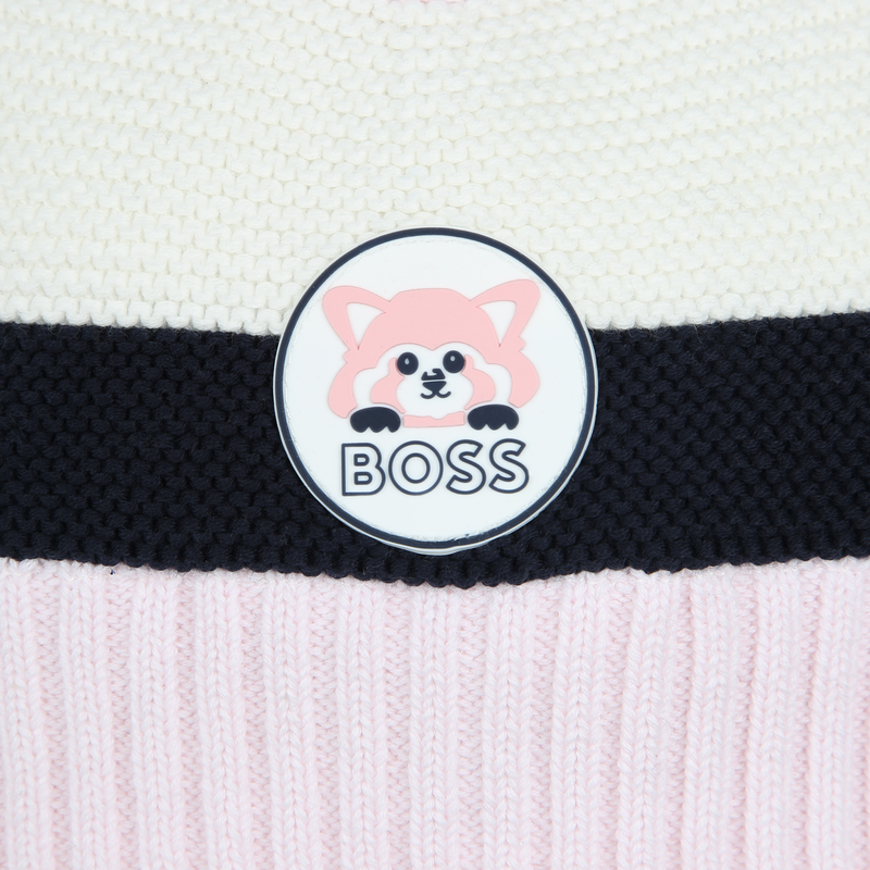 Cotton Pom-Pom Beanie BOSS 
                    GIRL