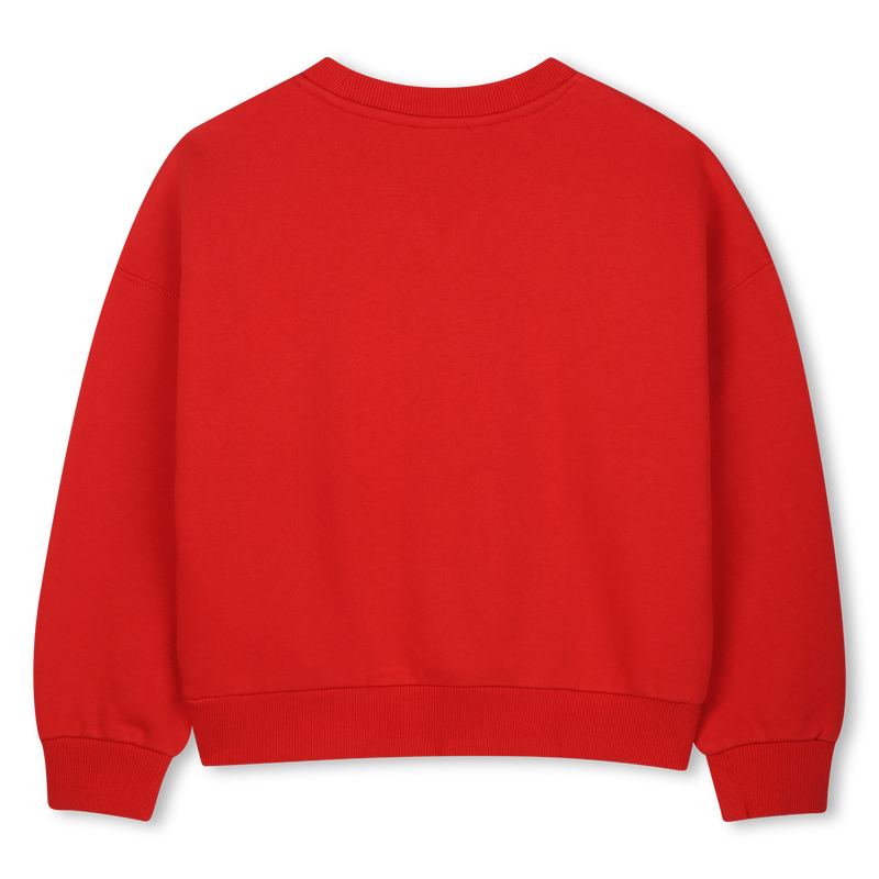 Unbrushed fleece sweatshirt KENZO KIDS 
                    GIRL