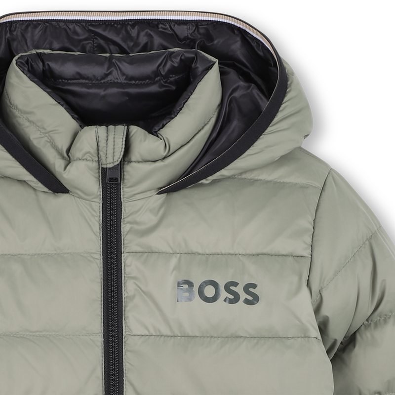 Reversible hooded down jacket BOSS 
                        BOY