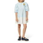 Two-color flared dress KENZO KIDS 
                    GIRL