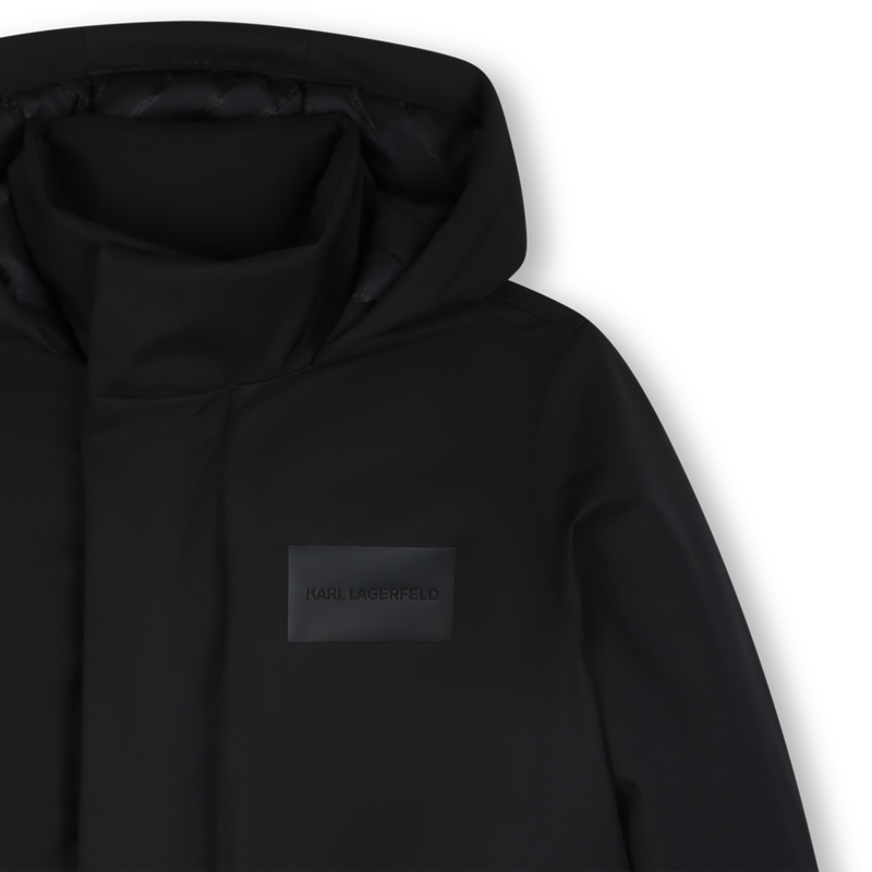 Hooded parka KARL LAGERFELD KIDS 
                        BOY