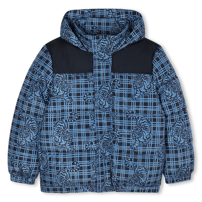 Polyester down jacket KENZO KIDS BOY