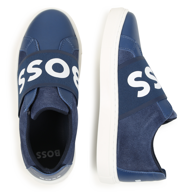 Leather Slip-On Sneakers BOSS 
                    BOY