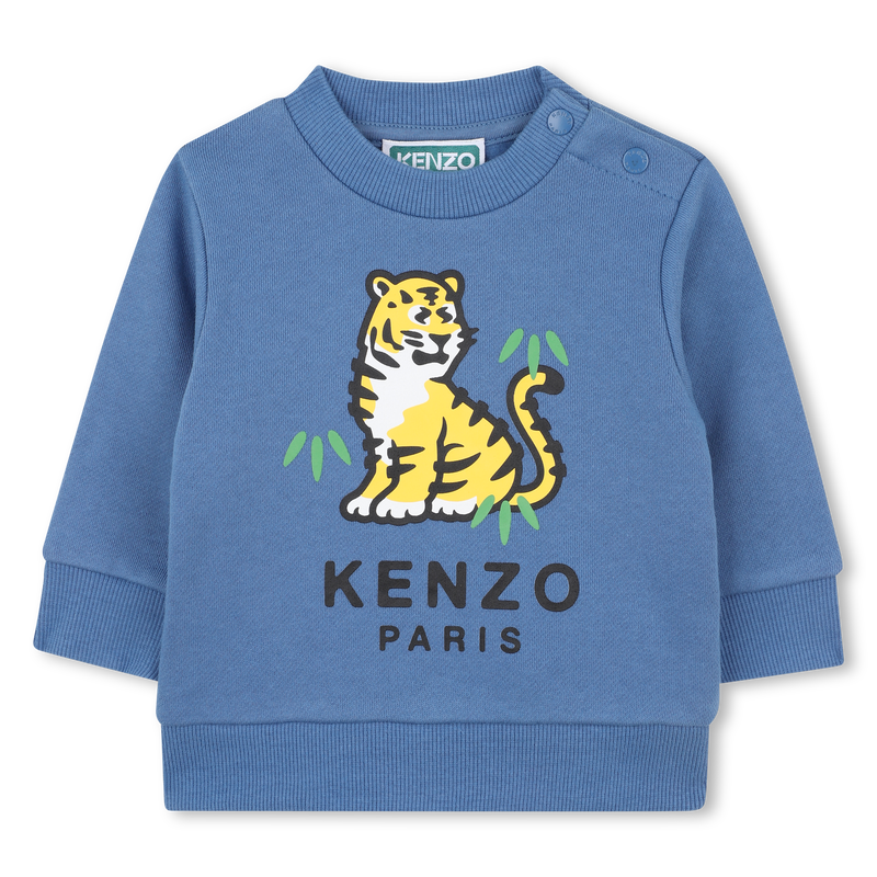 Sweatshirt and pants set in fleece KENZO KIDS 
                    UNISEX