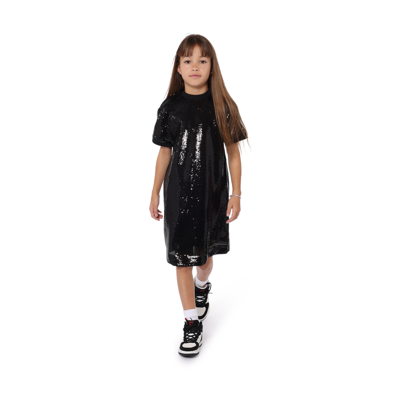 Short-Sleeved Sequin Dress HUGO 
                    GIRL