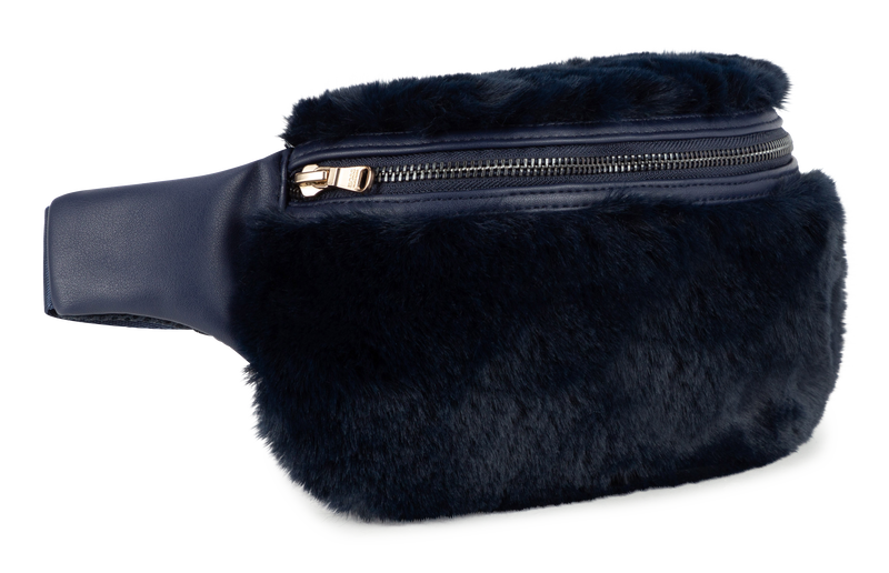 Black fur online fanny pack