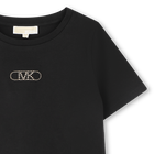 Short-sleeved cotton T-shirt MICHAEL KORS 
                    GIRL