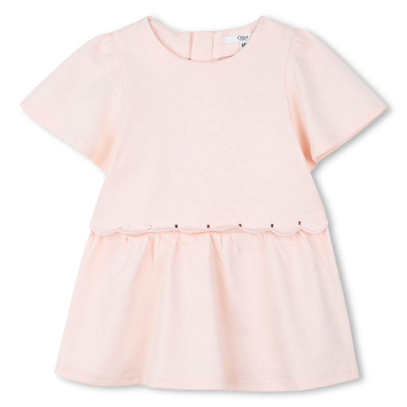 Flared dress with scallops CHLOE 
                    GIRL