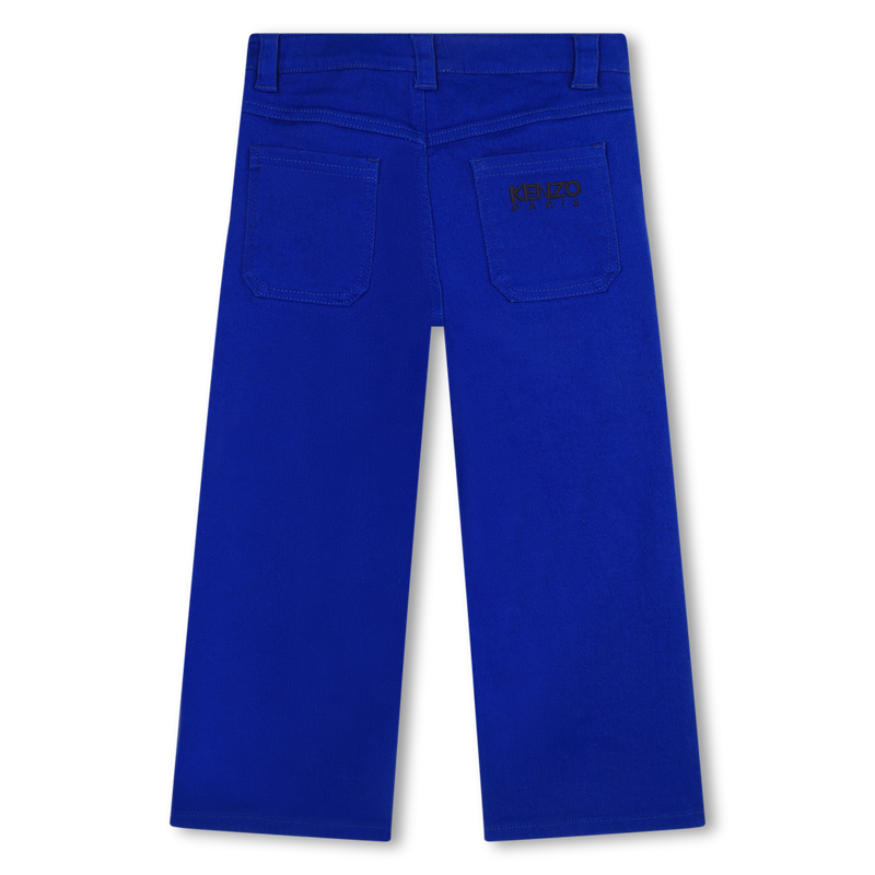 Embroidered cotton trousers KENZO KIDS 
                    UNISEX