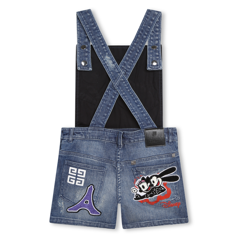Disney patched denim overalls GIVENCHY 
                    GIRL