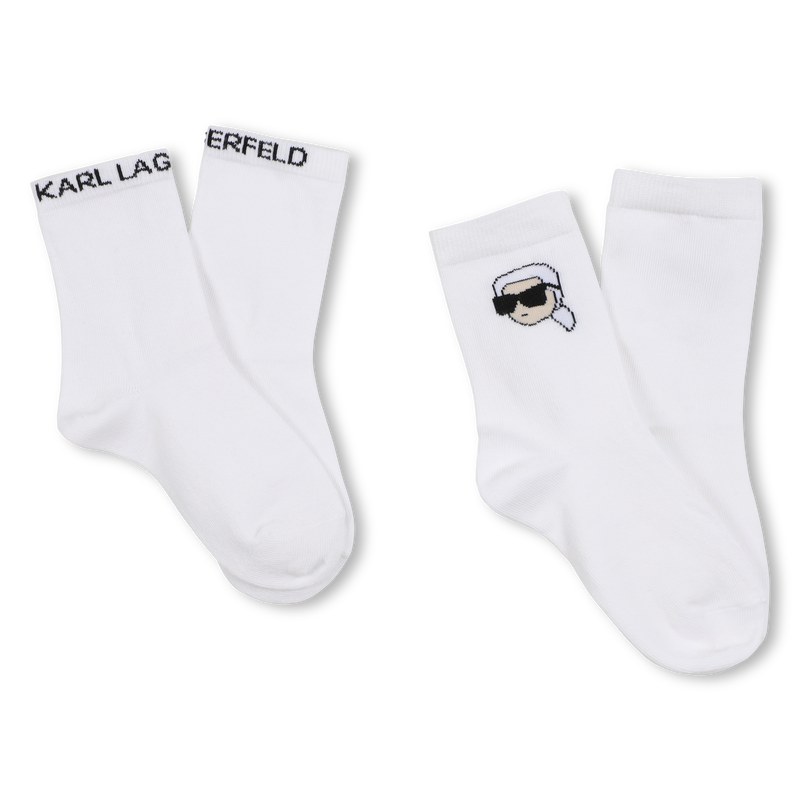 Jacquard socks KARL LAGERFELD KIDS 
                    UNISEX