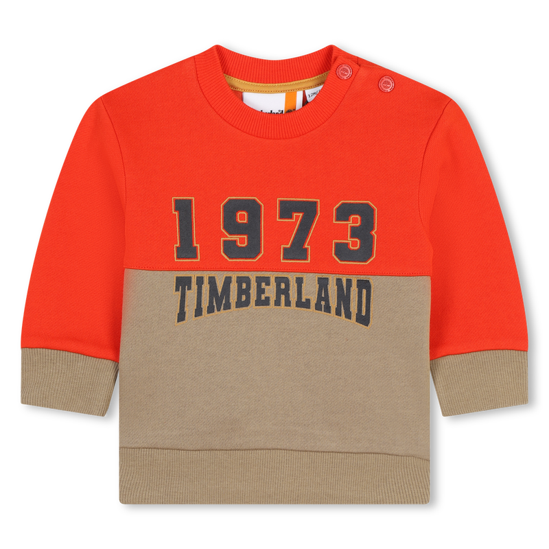Printed Fleece Sweatshirt TIMBERLAND 
                        BOY