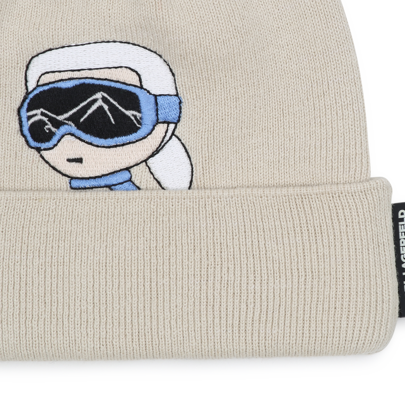 Knitted beanie KARL LAGERFELD KIDS 
                        BOY