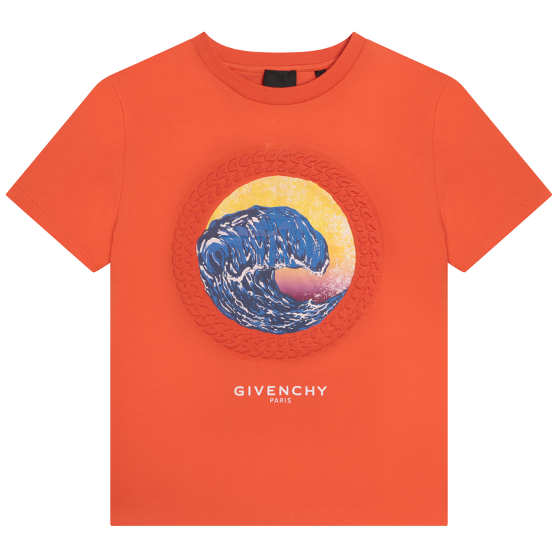 GIVENCHY Wave print T shirt