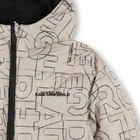 Reversible hooded down jacket KARL LAGERFELD KIDS 
                    BOY