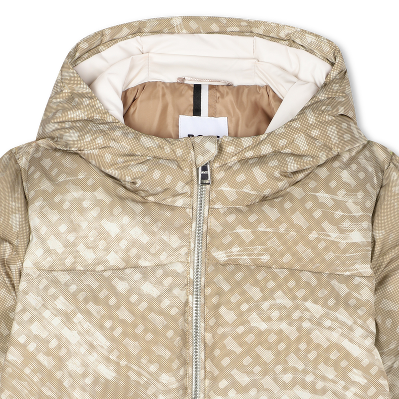 Hooded down jacket BOSS 
                    BOY