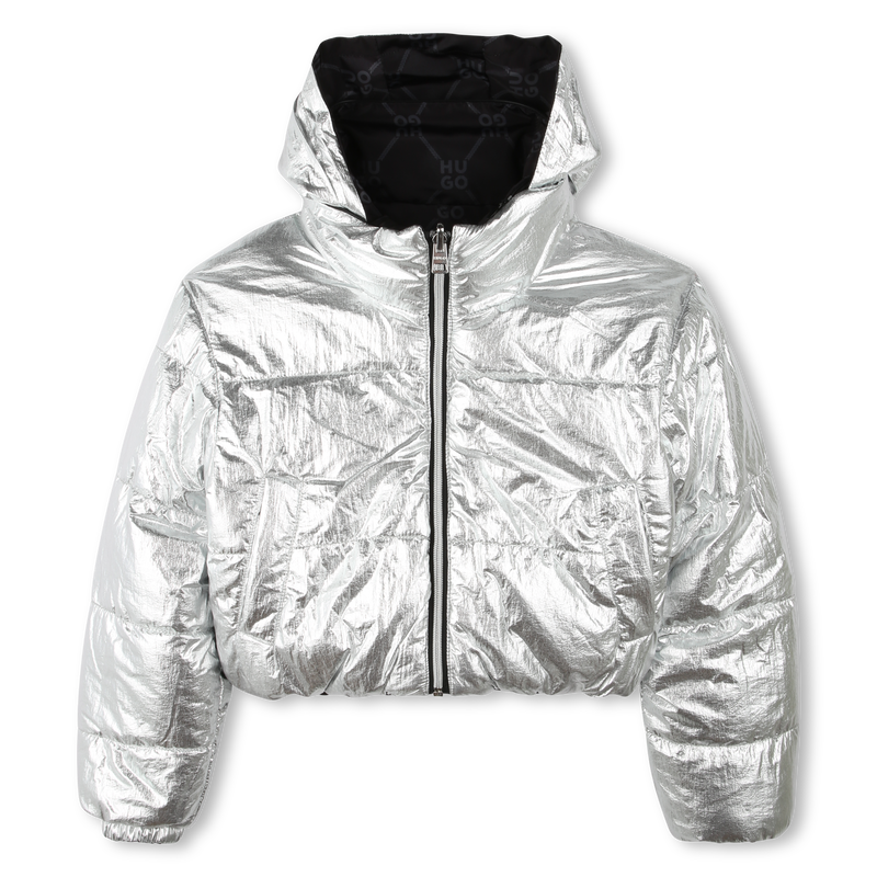 Reversible Cropped Puffer HUGO 
                    GIRL