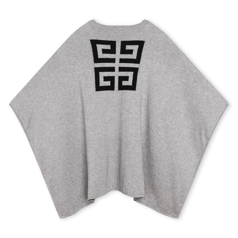 Reversible knitted cape