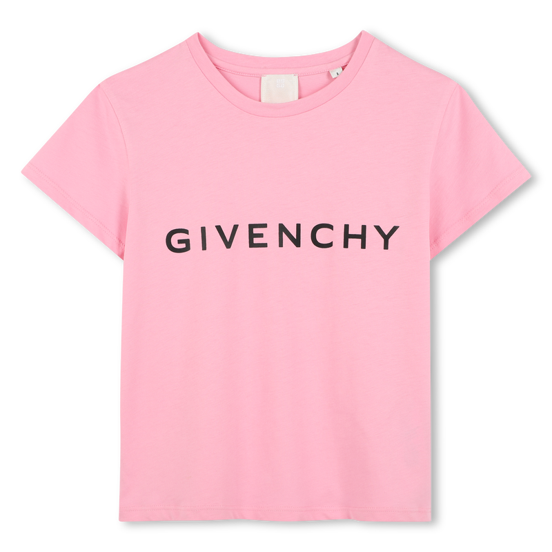 Short-Sleeved Cotton T-Shirt GIVENCHY 
                        GIRL